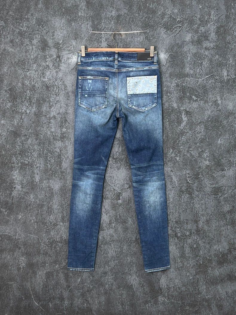 Amiri Distressed Design Denim Pants for Men-2506 Size US 30 / EU 46 - 2 Thumbnail