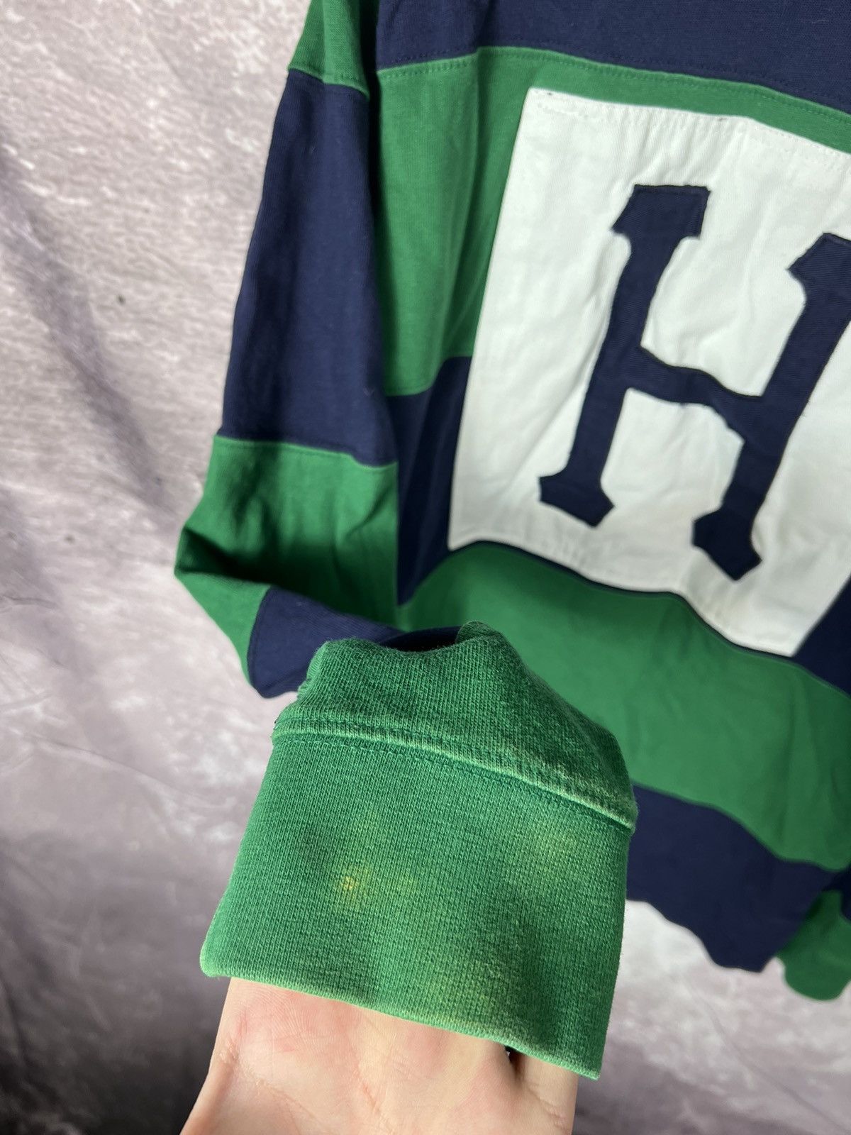 Huf HUF Rugby Shirt Stripped Longsleeve Embroidered Size US M / EU 48-50 / 2 - 4 Thumbnail
