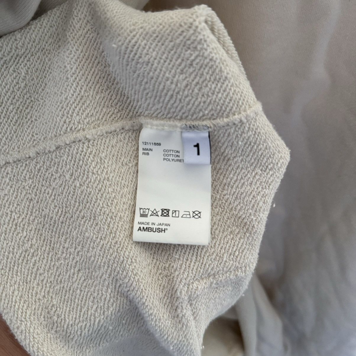 Ambush Design 2019 Ambush Waves Cream/Tan Hoodie Size US L / EU 52-54 / 3 - 6 Thumbnail