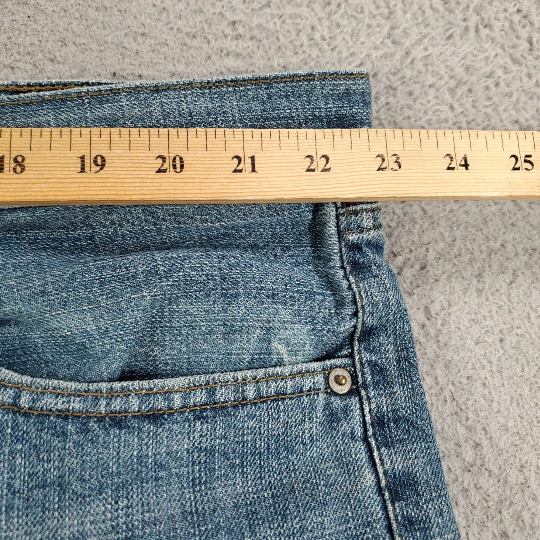 Levi's Levis Jeans Mens 42x30 559 Relaxed Fit Straight Leg Cotton Denim Blue 559 Levi’s 500 Series Jeans Mens Regular 42x30 Pants Vintage No Size US 42 / EU 58 - 3 Thumbnail