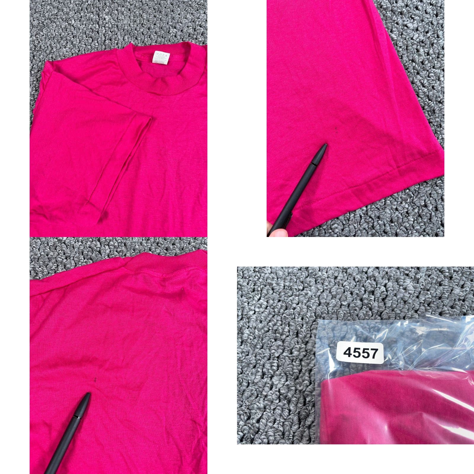 Vintage VINTAGE 80s Screen Stars T-Shirt Mens Adult Medium Pink Cotton Polyester Single Stitch XL Tag 50-50 Crew Neck Short Sleeve 80s 90s Retro Hipster Size US M / EU 48-50 / 2 - 8 Thumbnail