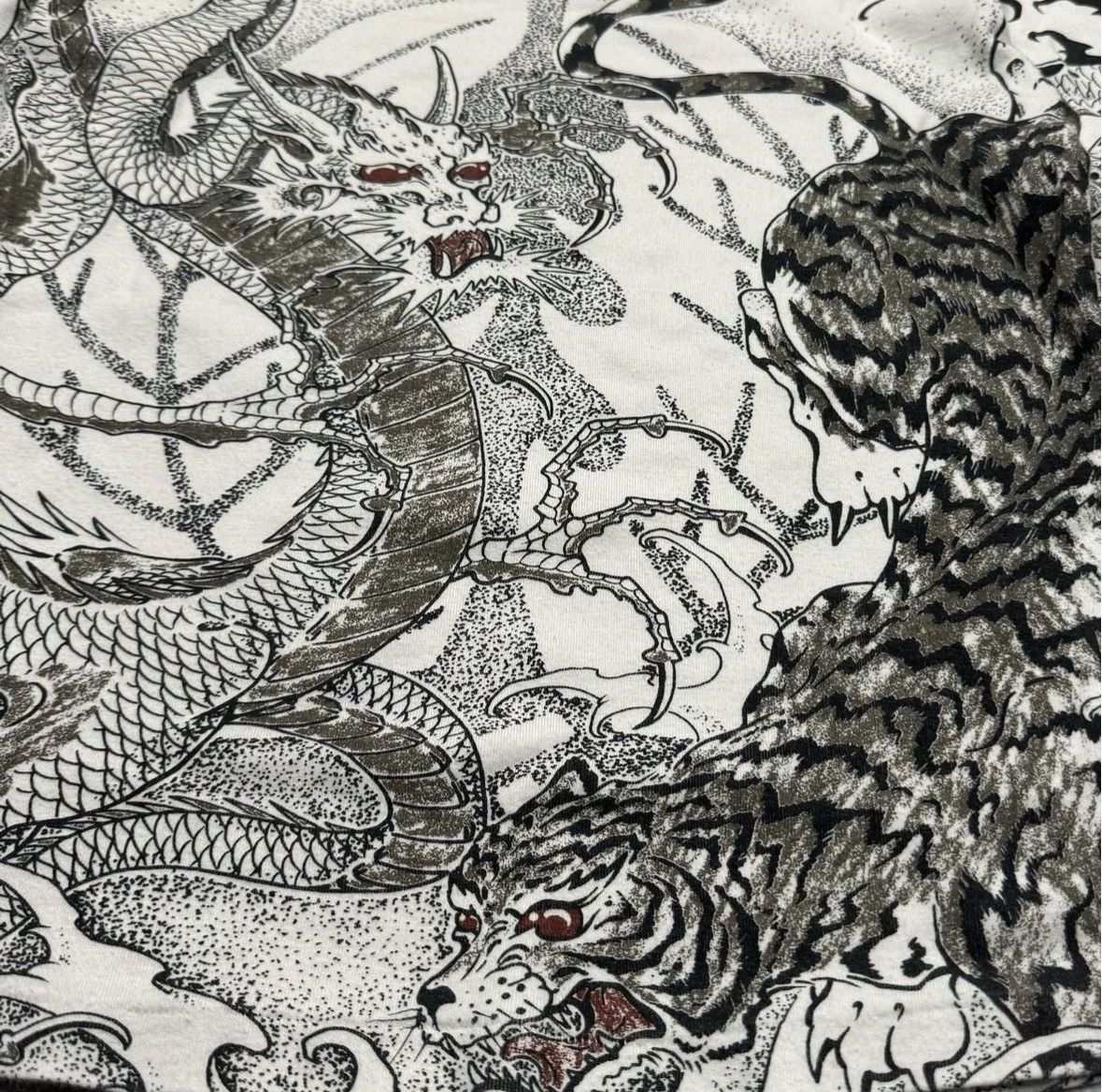 Yasuyuki Ishii Yasuyuki Ishii “Dualing Dragon & Tiger” Tattoo Shirt Size US M / EU 48-50 / 2 - 5 Thumbnail