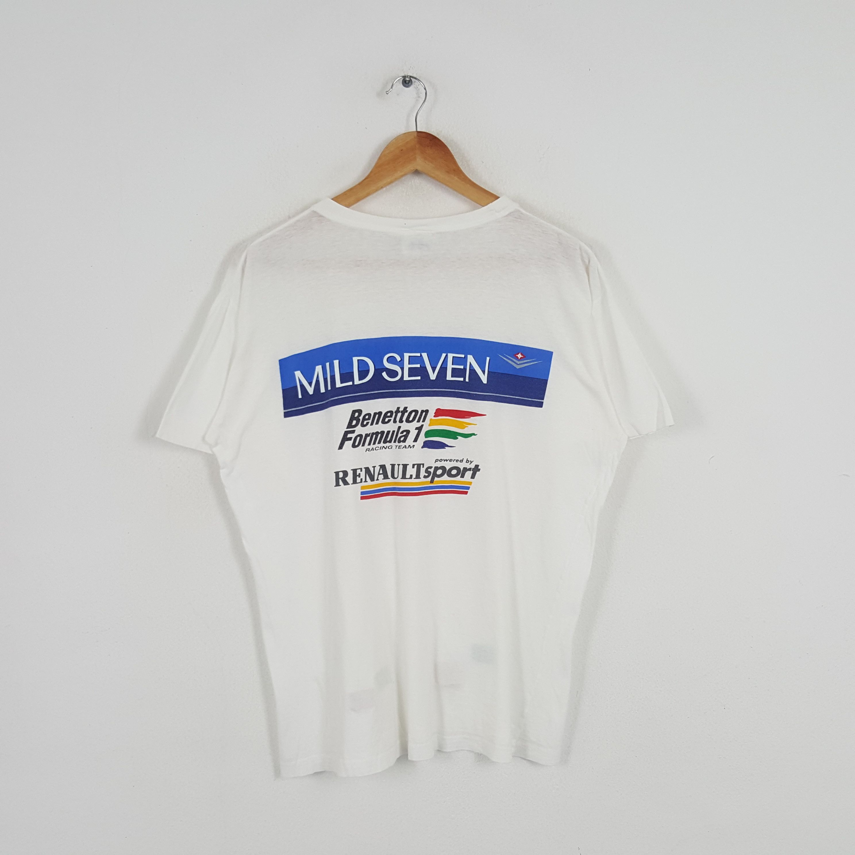 Benetton × Vintage Vintage Benetton Formula 1 Racing Team Motorsports Tshirt Size US M / EU 48-50 / 2 - 1 Thumbnail