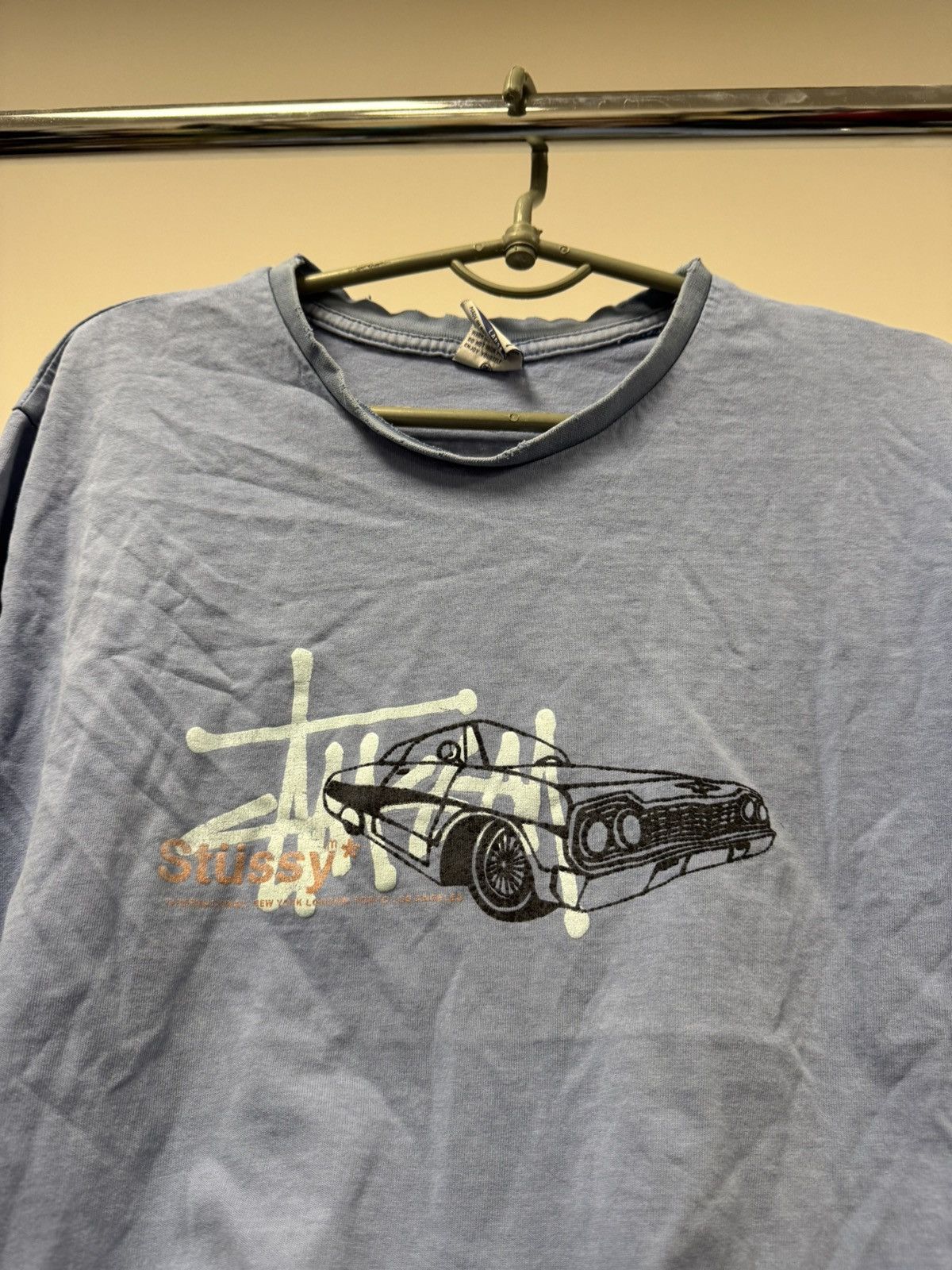 Stussy × Vintage Vintage T Shirt Stussy Big Logo Car 90S Made in Australia Size US L / EU 52-54 / 3 - 2 Thumbnail