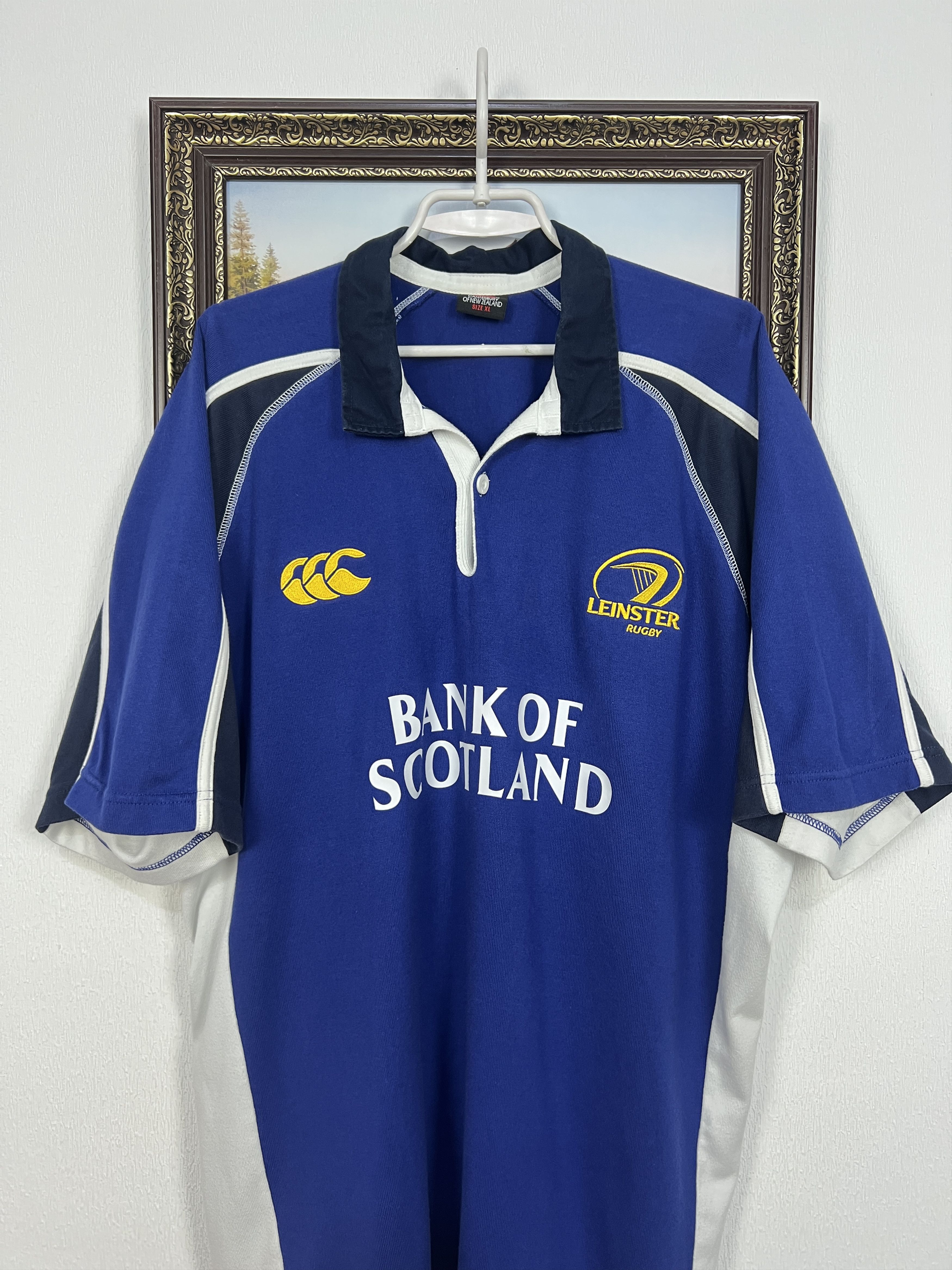 Vintage Vintage Canterbury Leinster Rugby Union Jersey Mens Size US XL / EU 56 / 4 - 2 Thumbnail