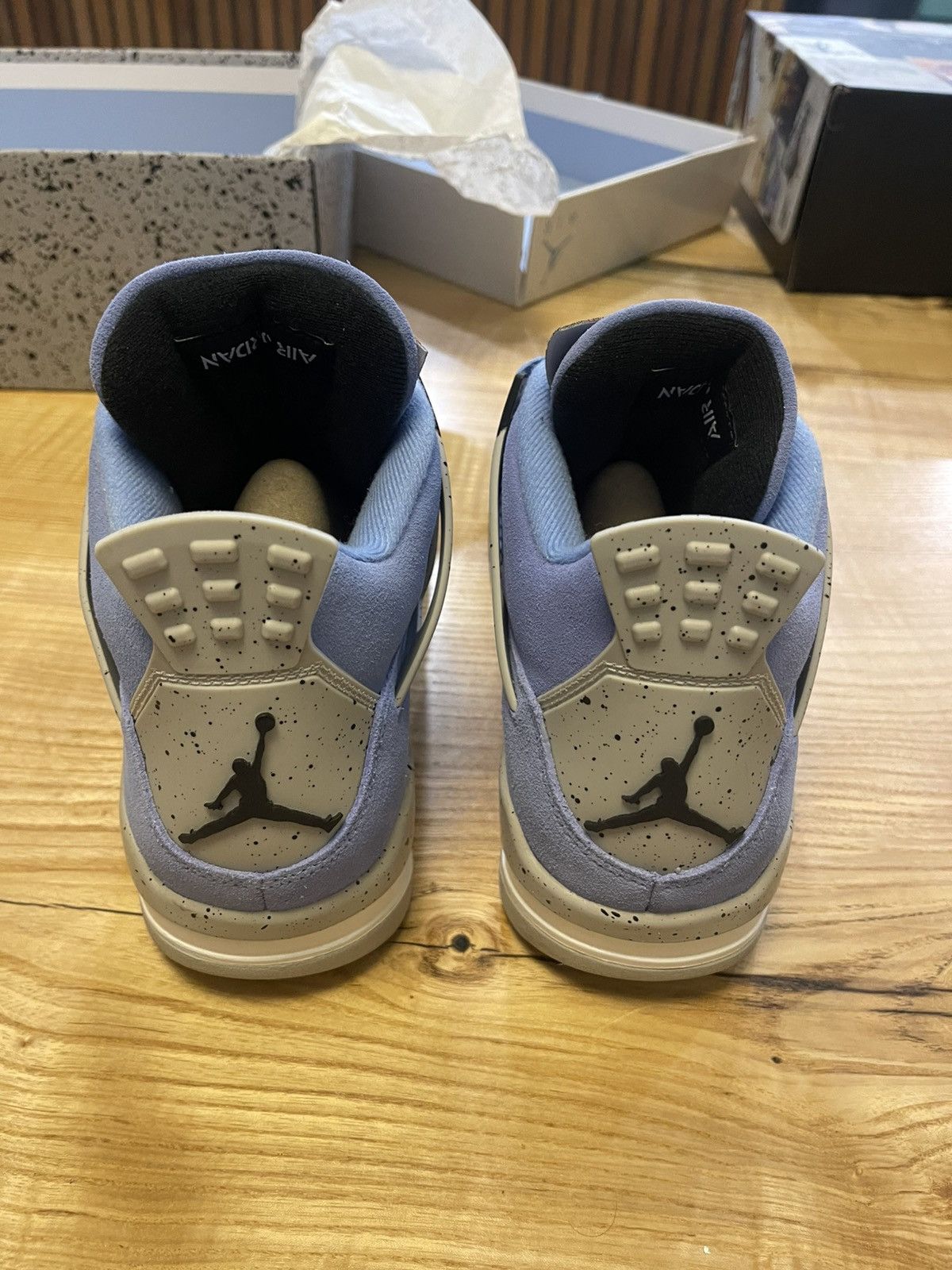 Jordan Brand Nike Air Jordan 4 University Blue size 9 Size US 9 / EU 42 - 4 Thumbnail