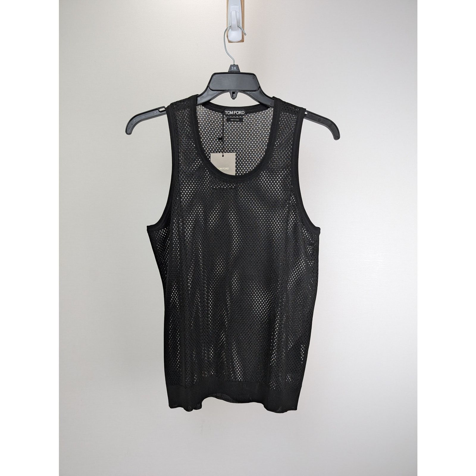 Tom Ford o1rshd1 Mesh Top Tank in Black Size US L / EU 52-54 / 3 - 1 Thumbnail
