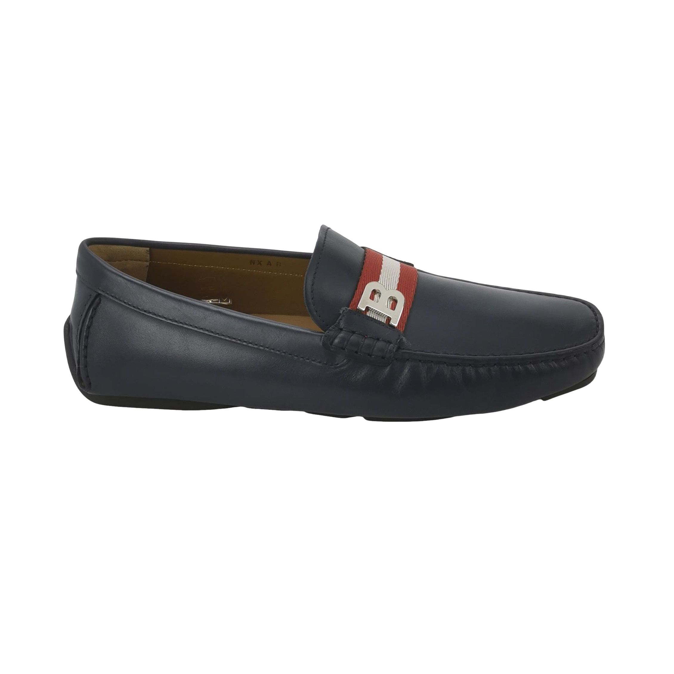 Bally Bally Stripe Logo Leather Loafers 41.5 Size US 8 / EU 41 - 1 Thumbnail