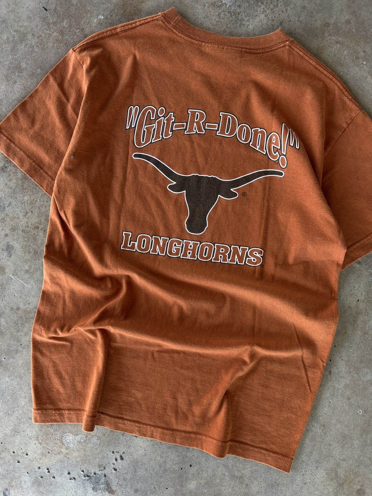 Vintage Vintage 90’s NCAA Texas Longhorns T Shirt Size US M / EU 48-50 / 2 - 1 Thumbnail