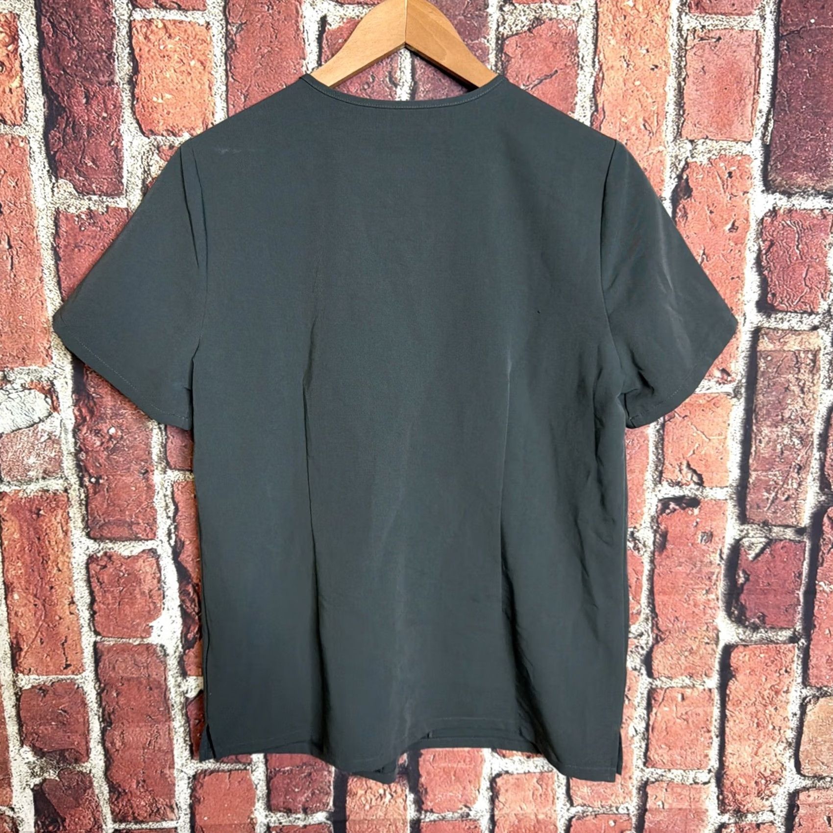 Vintage Figs FW1100 Technical Collection Women Scrub Top Size M Green Size M / US 6-8 / IT 42-44 - 3 Thumbnail