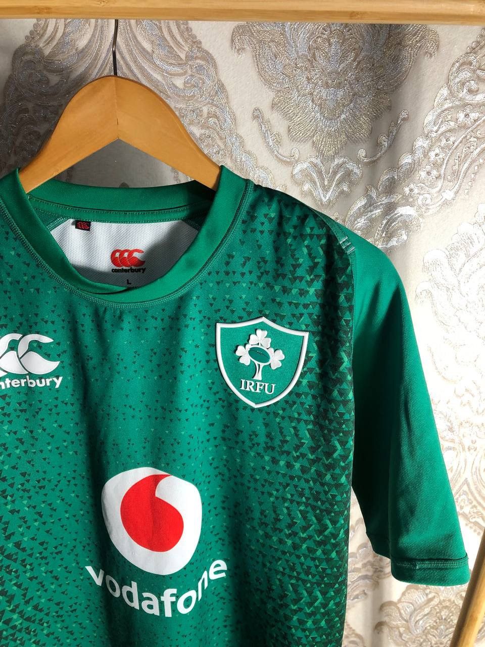 Canterbury of New Zealand × Vintage VERY RARE CANTERBURY IRELAND RETRO RUGBY JERSEY BLOKECORE Size US L / EU 52-54 / 3 - 6 Thumbnail