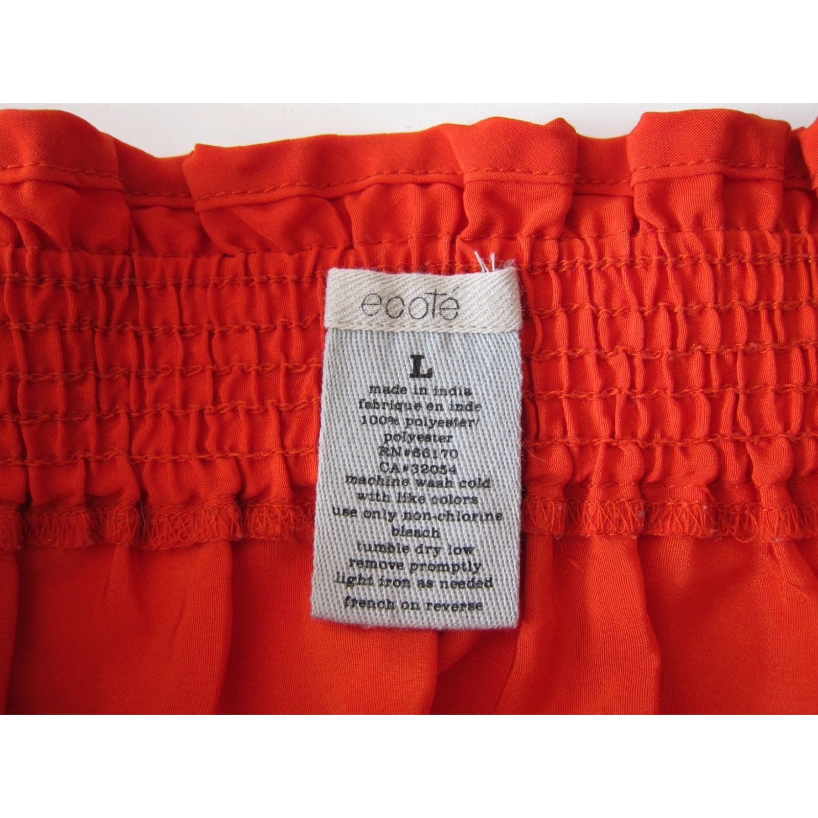 Vintage VINTAGE Ecote' Urban Outfitters Abstract Satin Skirt with Pockets Orange Grey Black Green Large - Women - Skirt - L Size 36" / US 14 / IT 50 - 3 Thumbnail