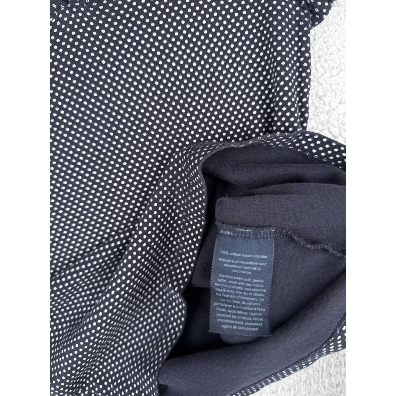 Tommy Hilfiger VINTAGE Tommy Hilfiger Shirt Juniors XS Blue Polka Dot Casual Long Sleeve Pullover 100% Cotton Size XS / US 0-2 / IT 36-38 - 7 Thumbnail