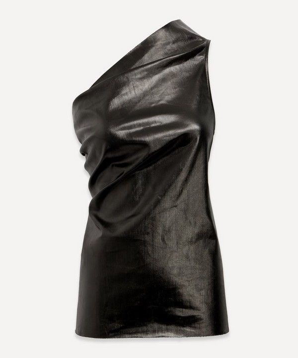 Rick Owens Last Size Rick Owens Athena One-Shoulder Tank Top Size S / US 4 / IT 40 - 1 Thumbnail