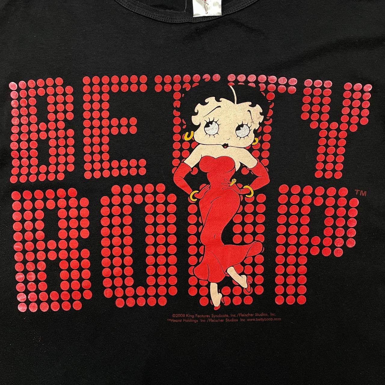 Cartoon Network Vintage 2008 Betty Boop T Shirt Women’s Faded Black Size 28 Size 4XL / US 24-26 - 2 Thumbnail