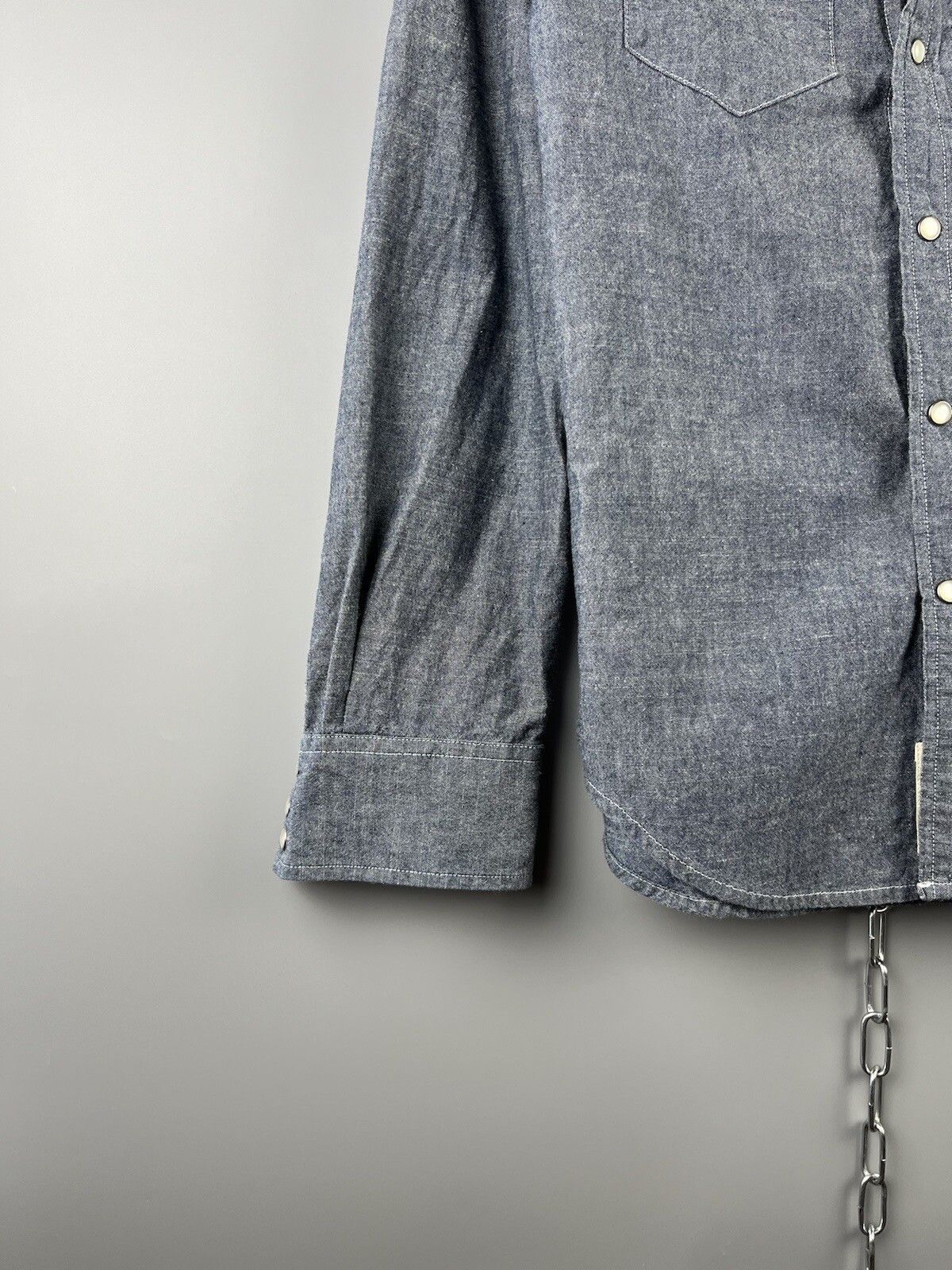 Denim & Supply Ralph Lauren Denim Supply Ralph Lauren Cotton Denim Shirt Size US S / EU 44-46 / 1 - 7 Thumbnail