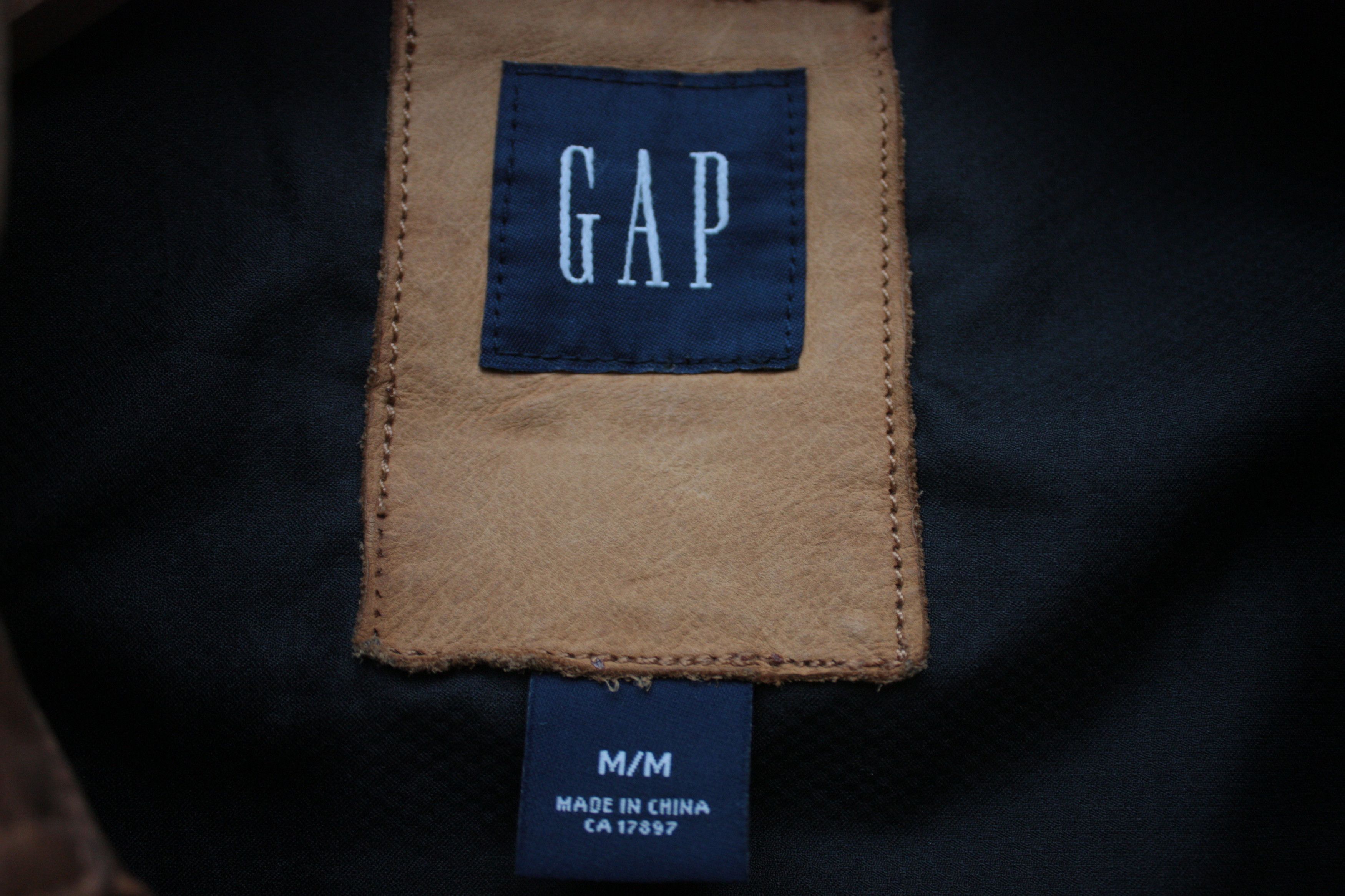 Gap Gap Leather Jacket Men's Medium Size US M / EU 48-50 / 2 - 6 Thumbnail