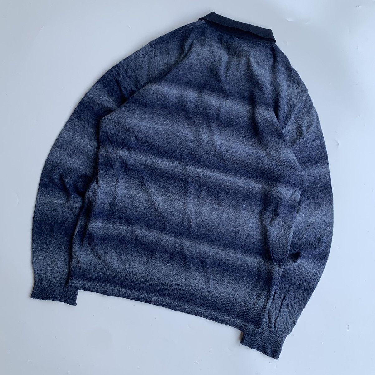 Japanese Brand Knitwear vintage gradient striped patterned by Kolon Sport Size US M / EU 48-50 / 2 - 5 Thumbnail