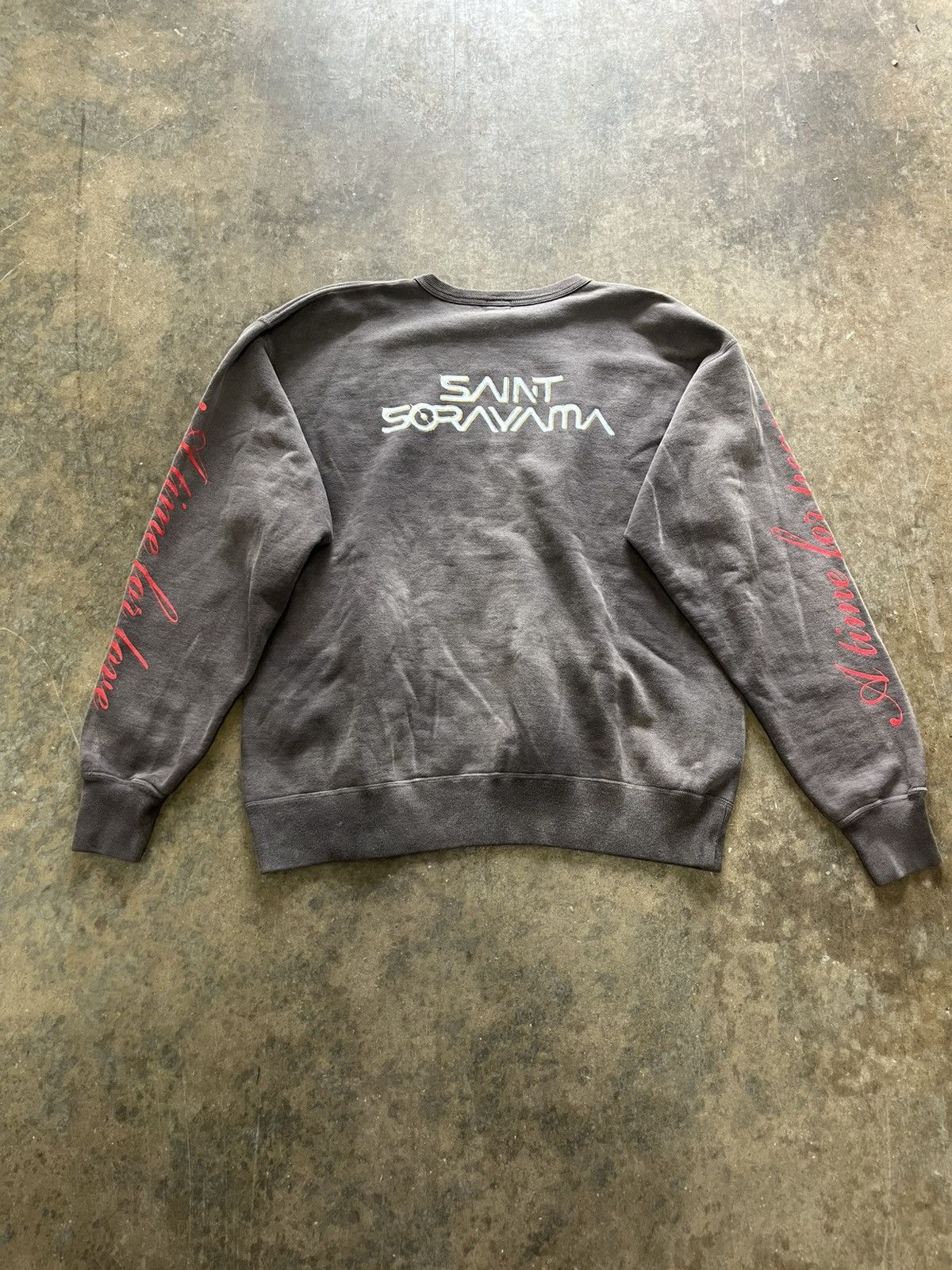 Japanese Brand × READYMADE × Saint Michael Saint Michael Sorayama crewneck sweatshirt Size US XL / EU 56 / 4 - 3 Thumbnail