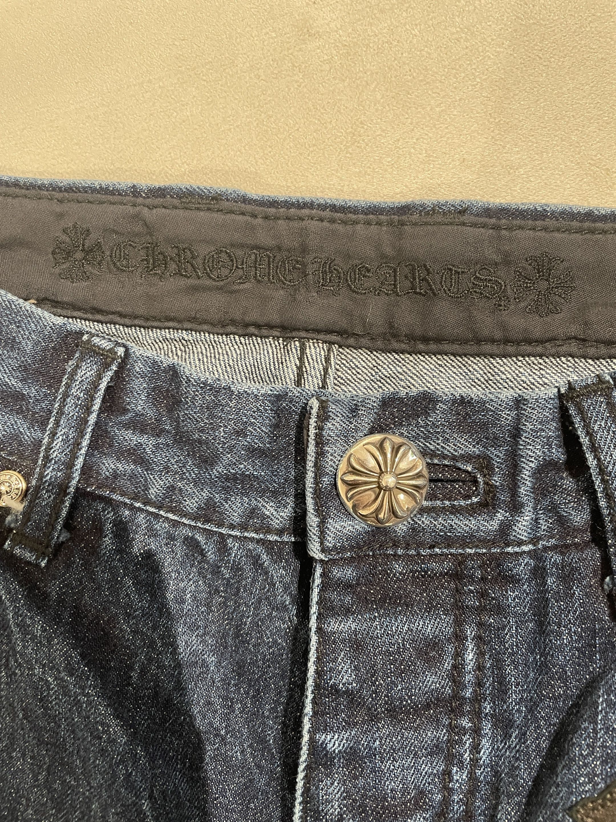 Chrome Hearts Chrome Hearts Levi's 501 Black & White Cross Flame Jeans Size US 32 / EU 48 - 7 Thumbnail