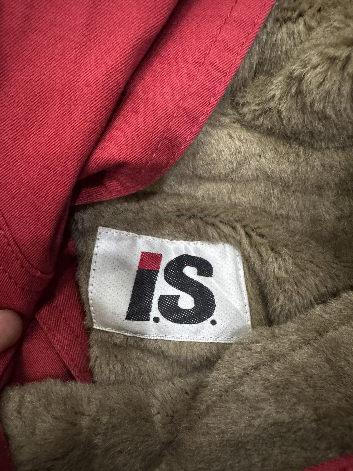 Issey Miyake 1980s I.S ISSEY MIYAKE HOODIE FIERY RED BOMBER JACKET Size US M / EU 48-50 / 2 - 4 Thumbnail