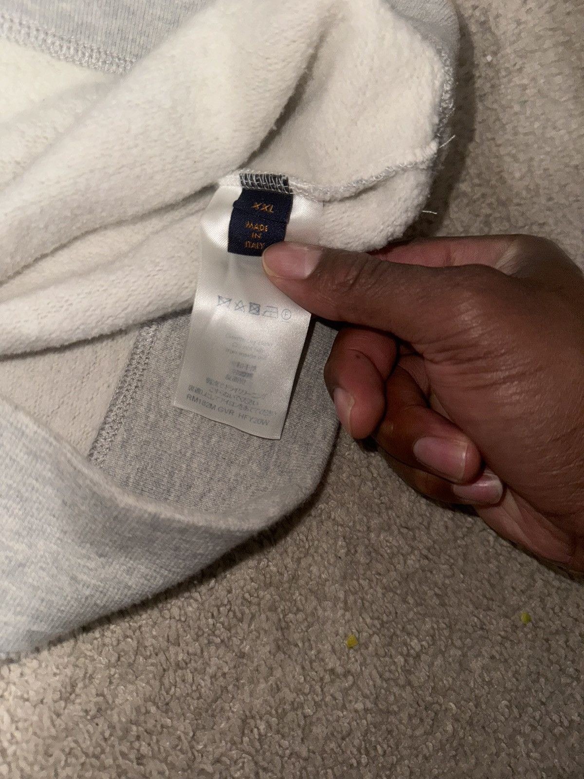 Louis Vuitton upside down logo crewneck