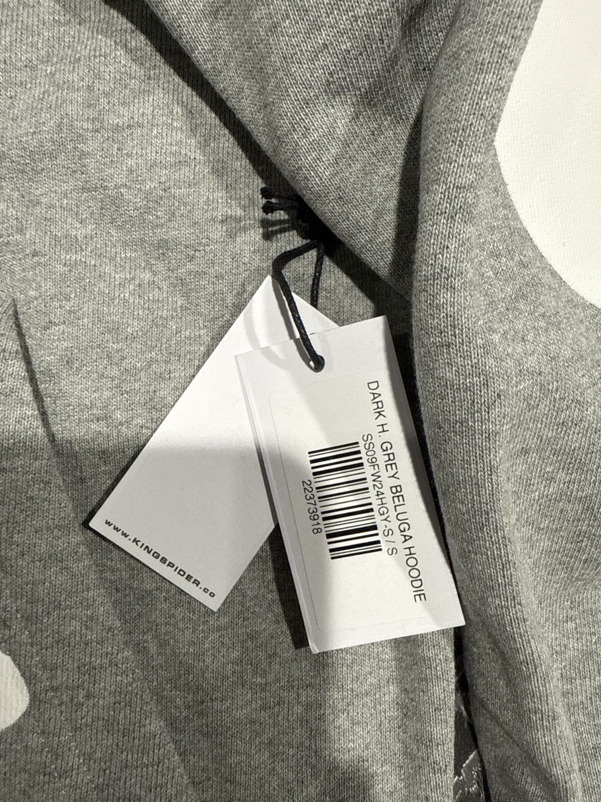 Sp5der Spider, dark heat, gray beluga hoodie, size small Size US S / EU 44-46 / 1 - 7 Thumbnail