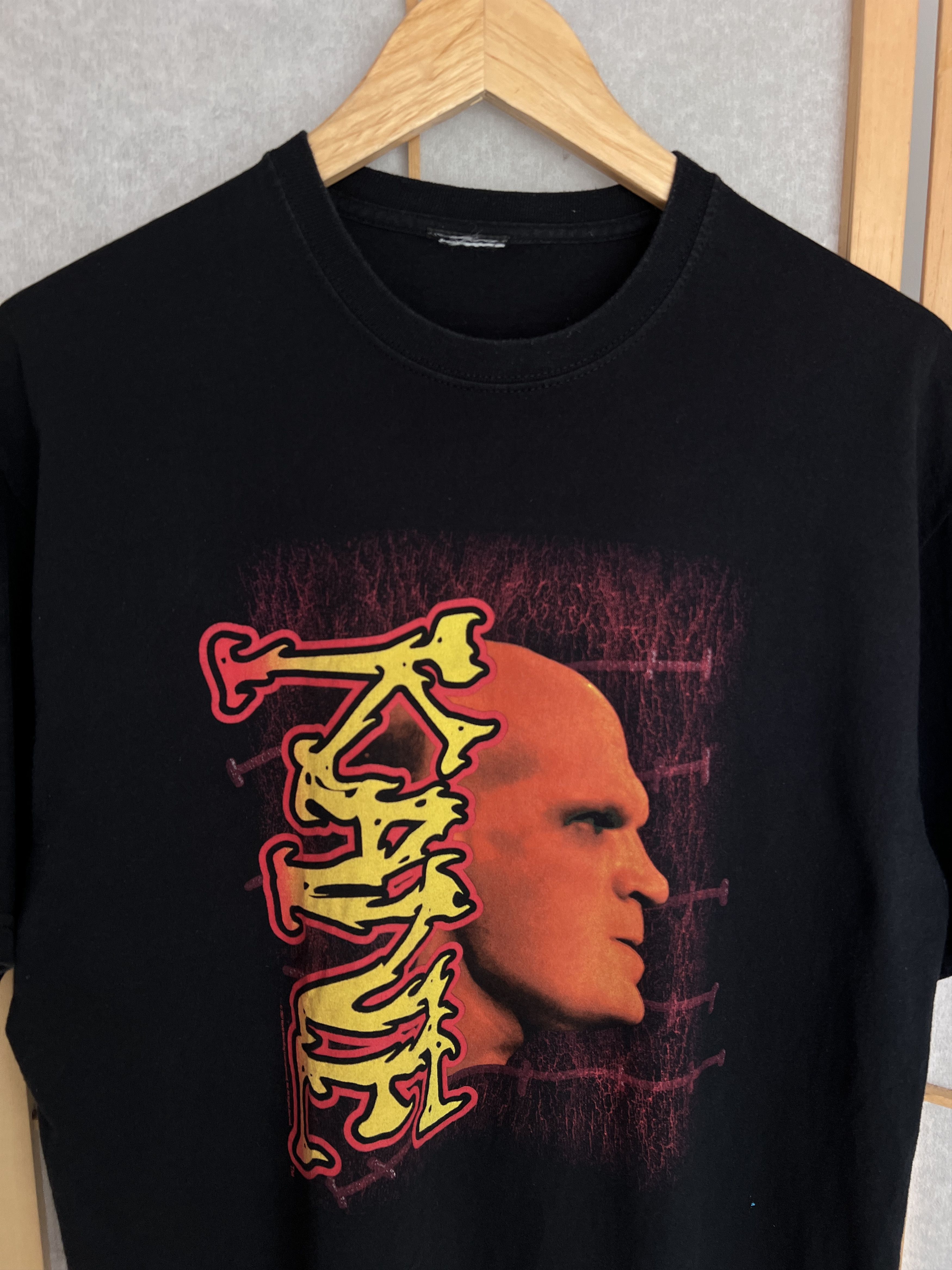 WWE Crazy! WWE Kane Wrestling VTG 2007 big face printed t shirt Size US L / EU 52-54 / 3 - 11 Thumbnail