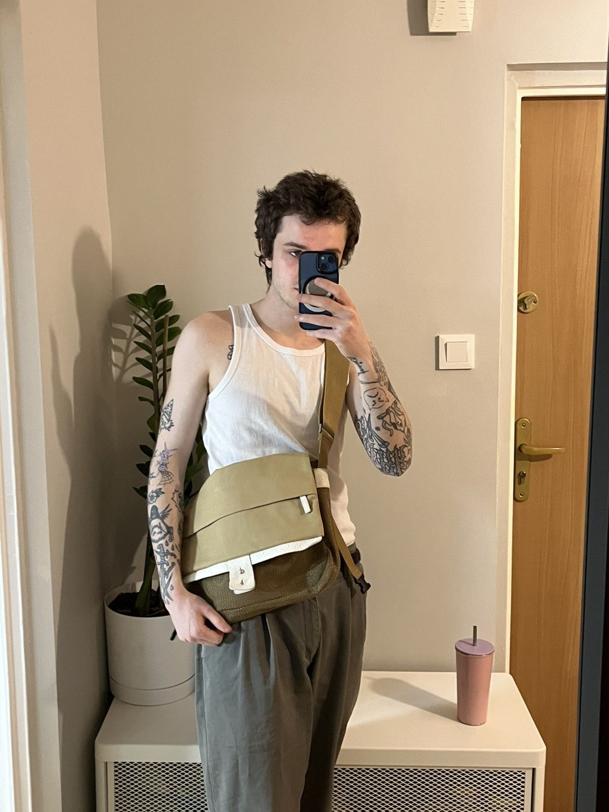 Neil Barrett × Puma Puma Neill Barrett 96hours mesh crossbody messenger bag Size ONE SIZE - 4 Thumbnail