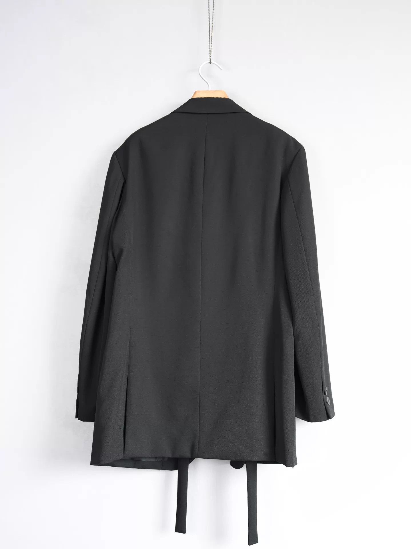 Yohji Yamamoto Yohji Yamamoto 19AW Mafia Tie-Waist Jacket Size US L / EU 52-54 / 3 - 5 Thumbnail