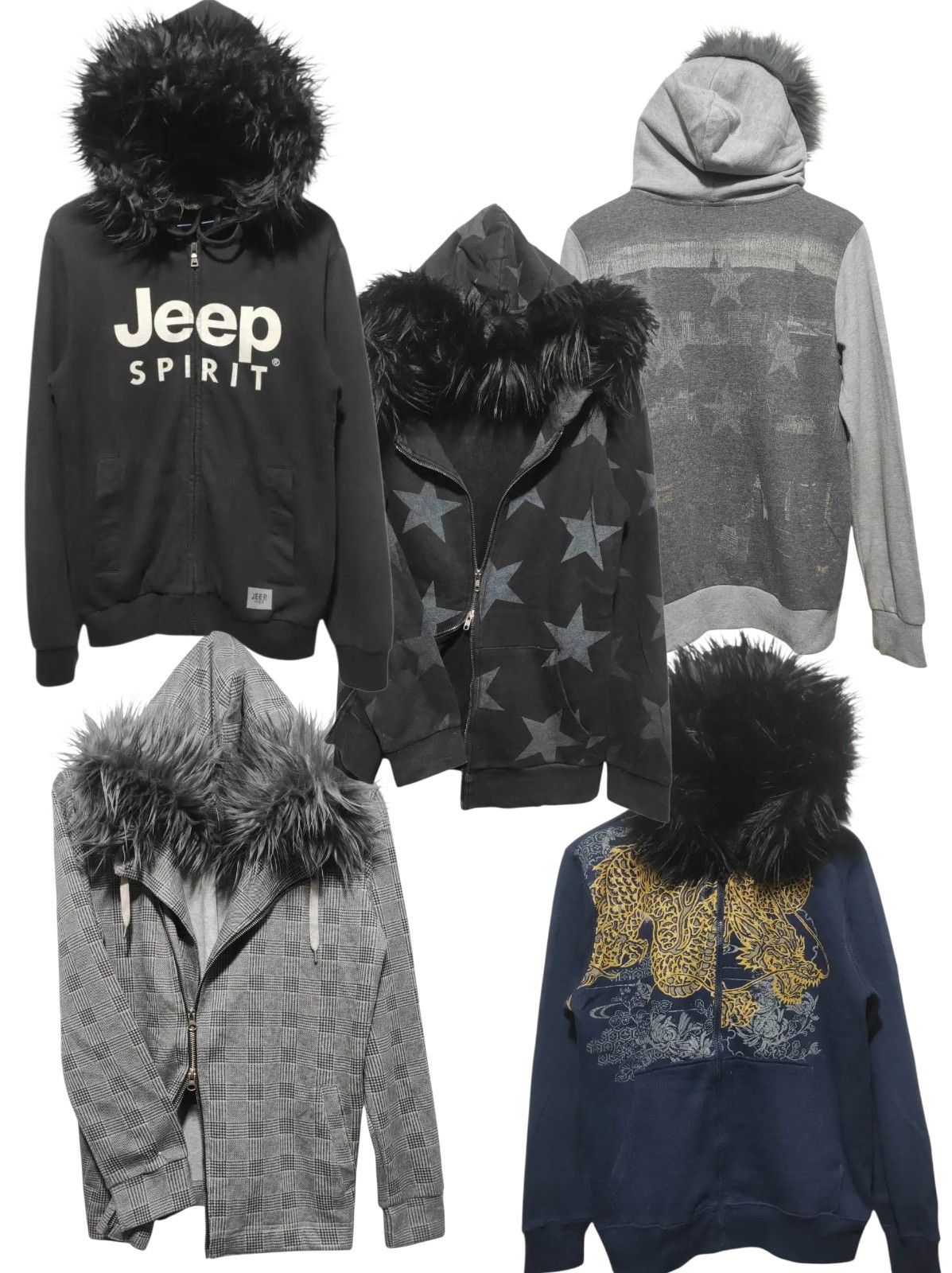 Japanese Brand Bundle Order fur hoodie 5 item Size US M / EU 48-50 / 2 - 1 Thumbnail