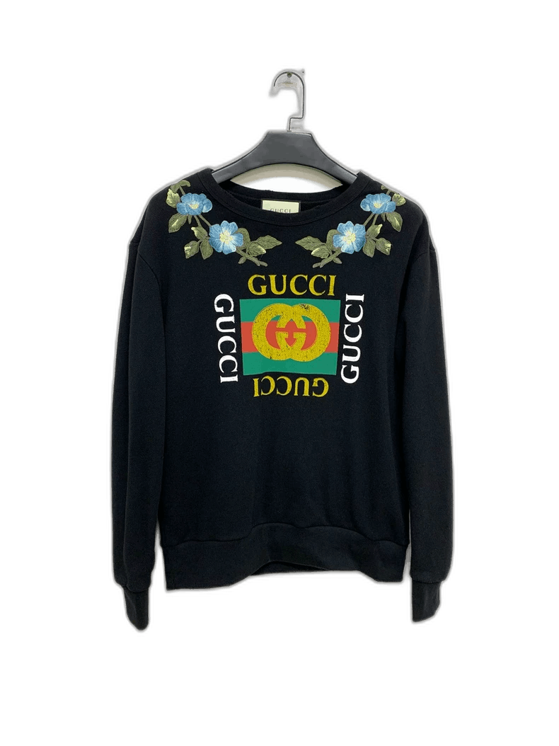 Gucci Floral Embroidered Sweatshirt