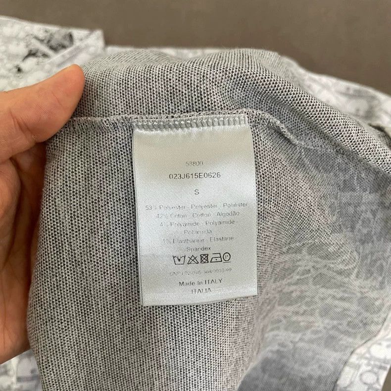 Dior Dior Gray full-printed empty mountain base short sleeves Size US S / EU 44-46 / 1 - 6 Thumbnail