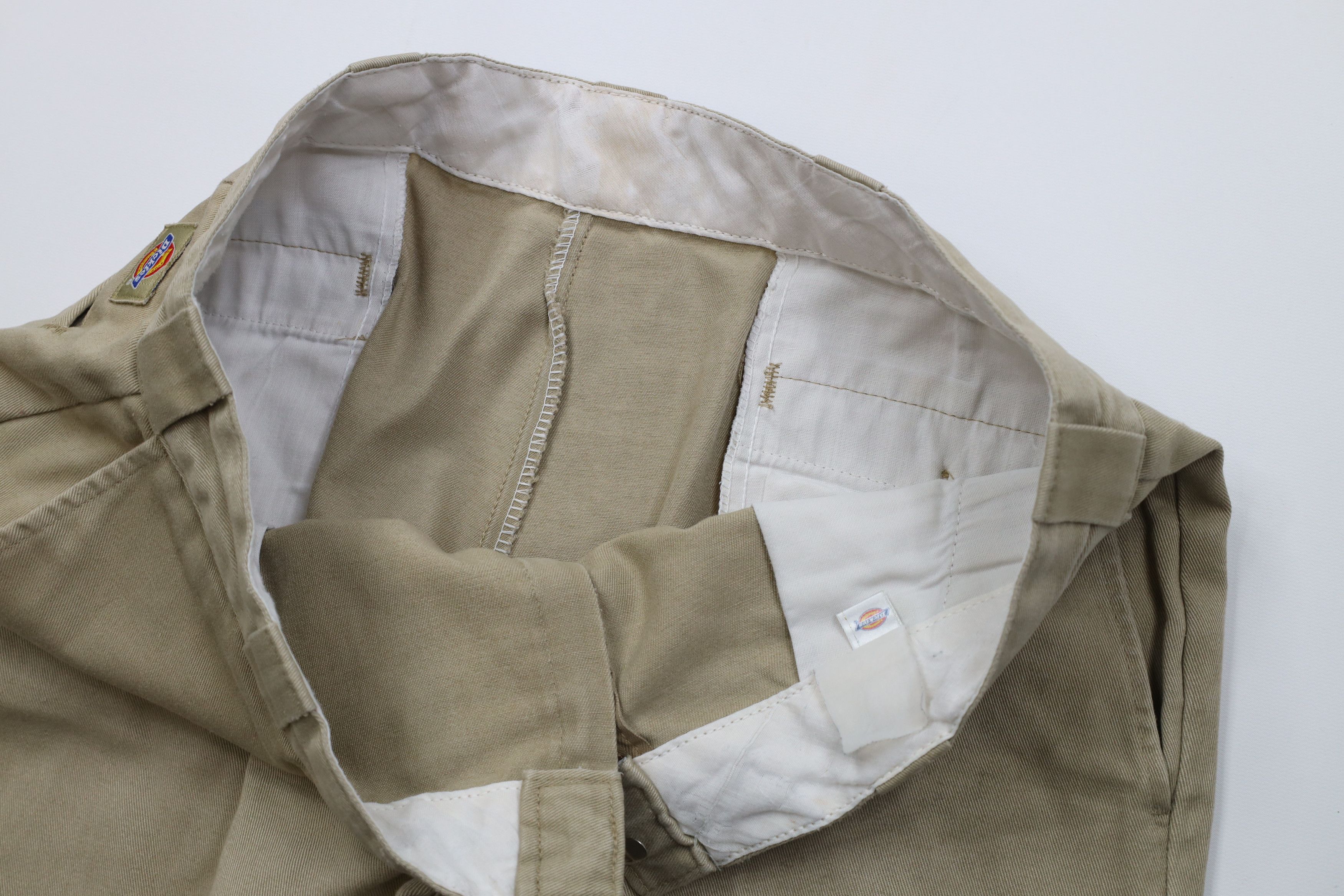 Dickies Vintage Dickies Wide Leg Dungaree Pants Trousers Beige Size US 36 / EU 52 - 11 Thumbnail