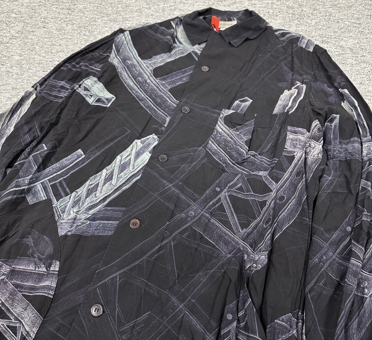 Yohji Yamamoto Yohji Yamamoto Yohji Steel Crow Long Shirt2412-Nextarrow Size US M / EU 48-50 / 2 - 5 Thumbnail