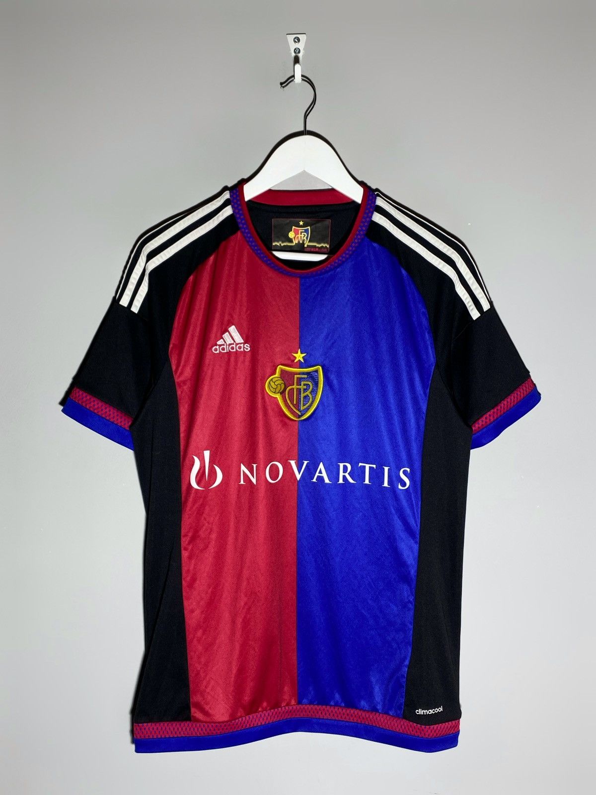 Adidas Adidas FC Basel 2015/16 Home Football Shirt Soccer Jersey Size US M / EU 48-50 / 2 - 1 Thumbnail