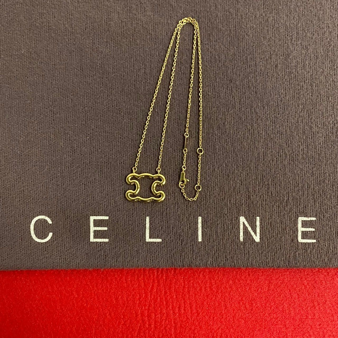 Celine Celine Necklace Gold Plated Size ONE SIZE - 1 Thumbnail
