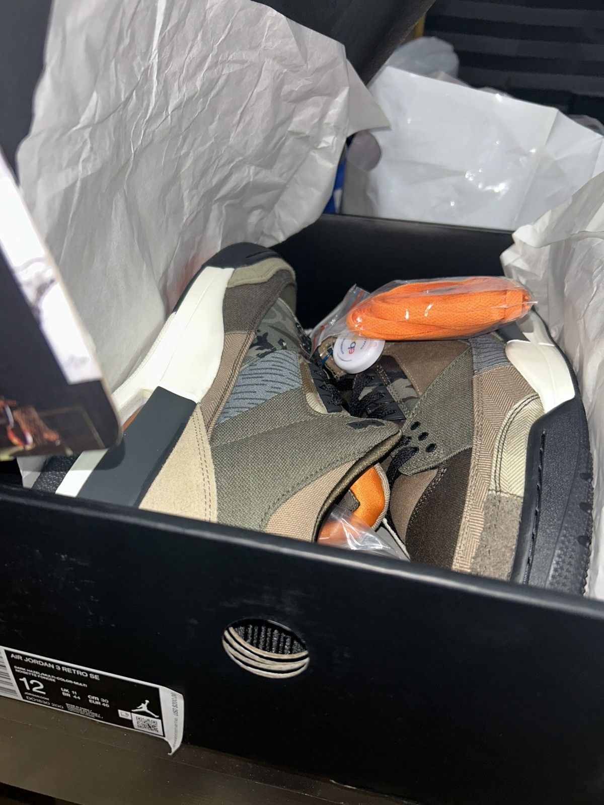 Jordan Brand Jordan 3 Retro Patchwork Camo D01830-200 size 12 Size US 12 / EU 45 - 11 Thumbnail