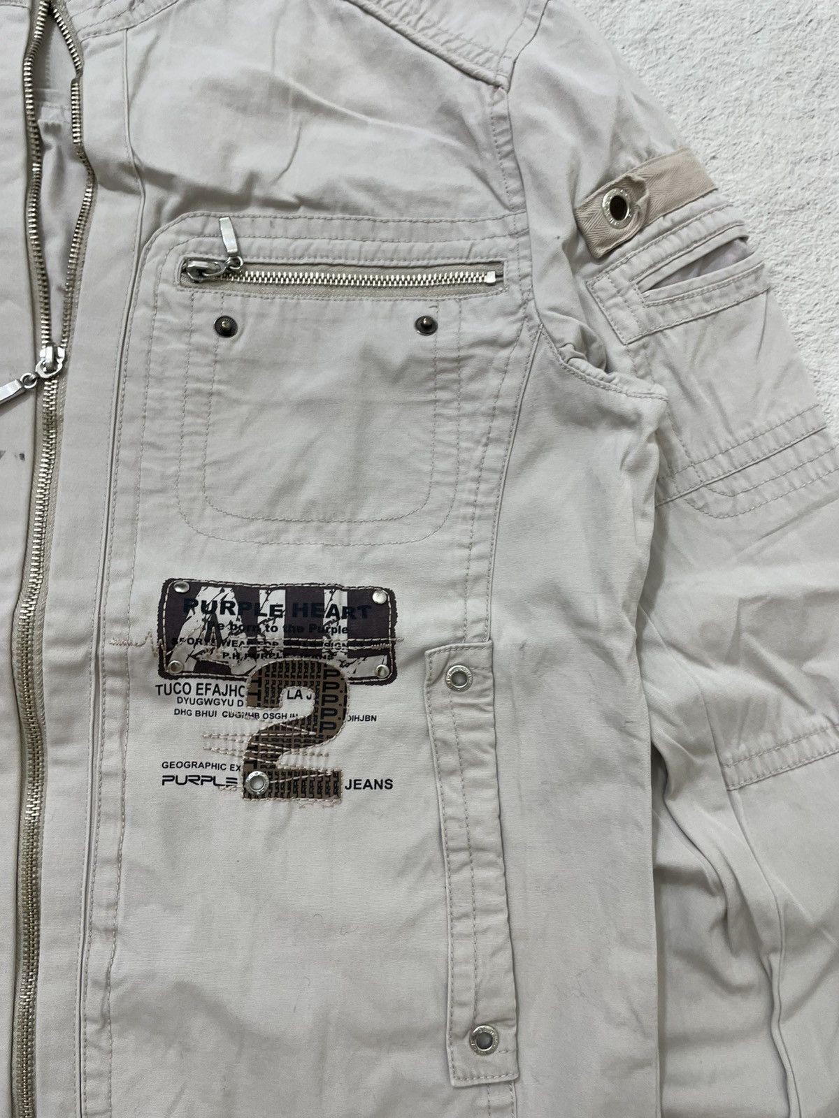 Undercover 2000s Archival Diesel Poem Jacket Y2K Ifsix LGB 14th Number Size US L / EU 52-54 / 3 - 3 Thumbnail