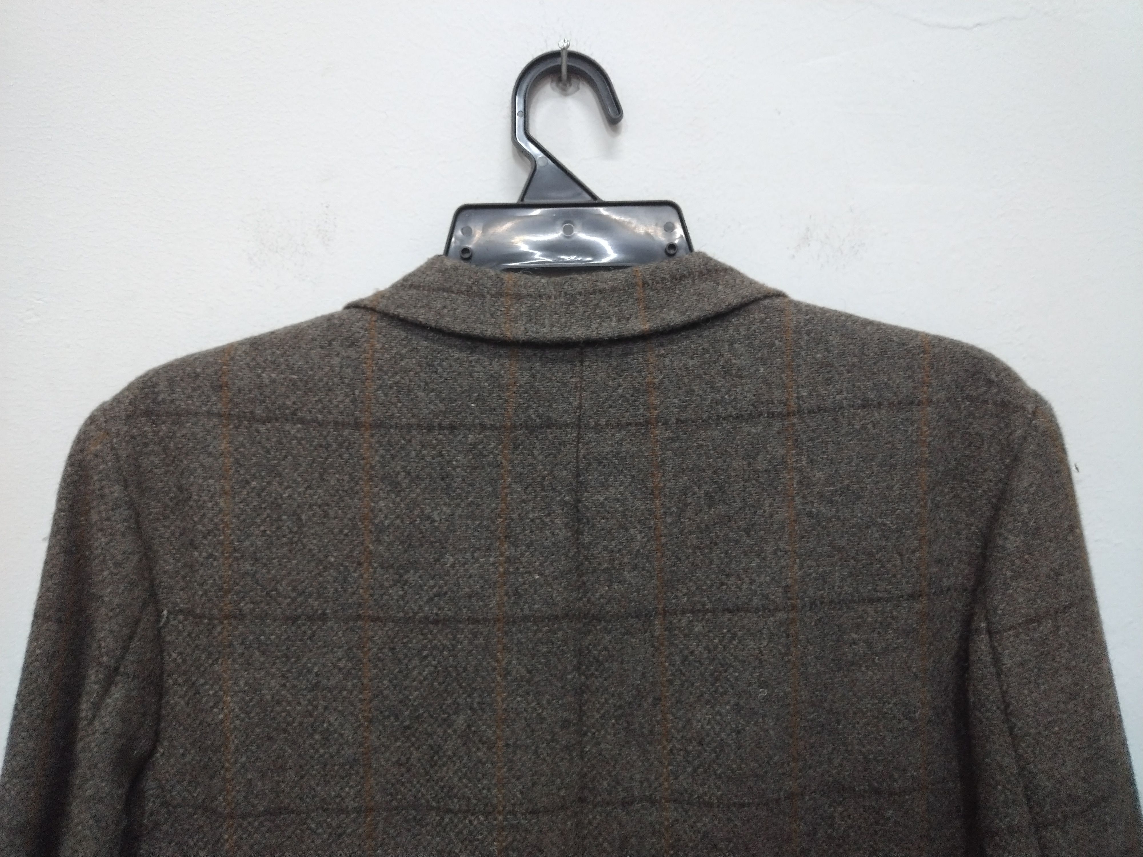 Gap Vintage Gap Wool Plaid Blazer Jacket Made in Turkey Size 42L - 12 Thumbnail