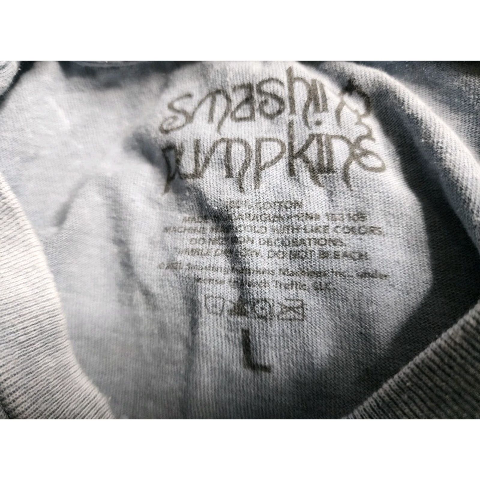 Vintage VINTAGE Smashing Pumpkins T-Shirt Womens Large Blue 90s Retro Rock Y2K Size L / US 10 / IT 46 - 5 Thumbnail
