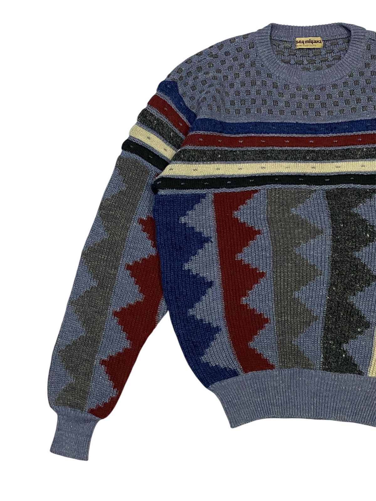 Issey Miyake Vintage 70s Issey Miyake Allstyle Knit Sweater Size US L / EU 52-54 / 3 - 7 Thumbnail