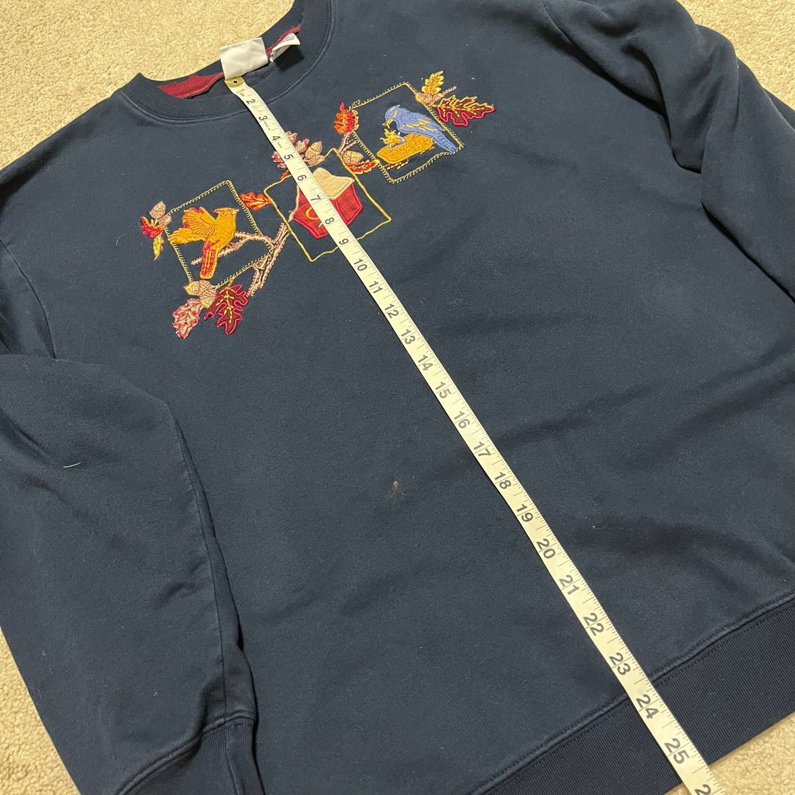 Other Vintage Bobbie Brooks 2 Birds Nature Animal Navy Crewneck XL Size US XL / EU 56 / 4 - 5 Thumbnail