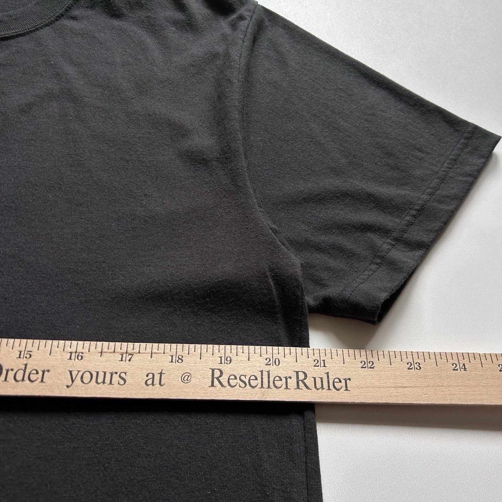 Vintage Vintage Y2K Sun Faded Black Blank Basic T Shirt Large Rare Size US L / EU 52-54 / 3 - 4 Thumbnail
