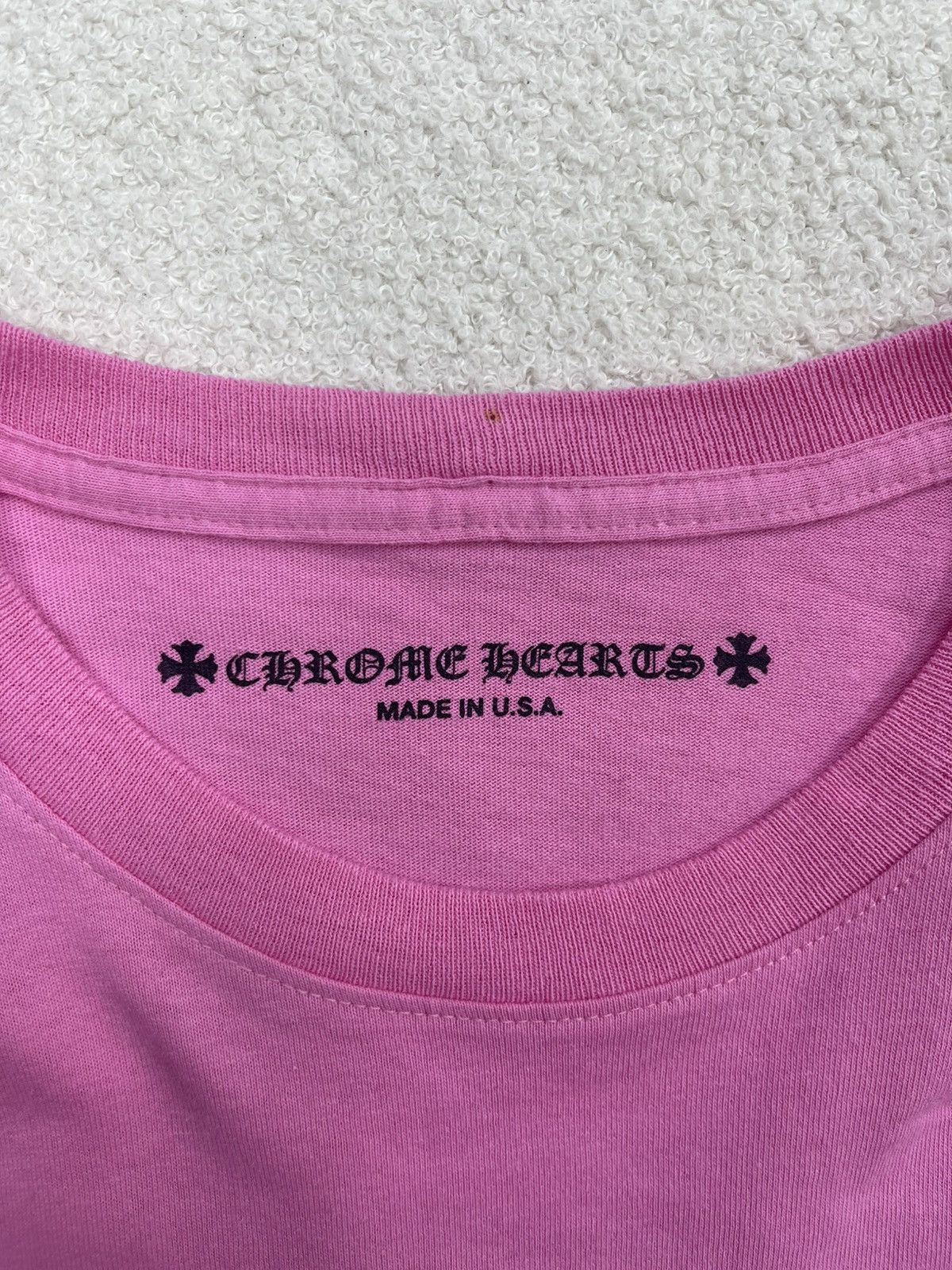 Chrome Hearts Scroll Logo Pocket Tee 