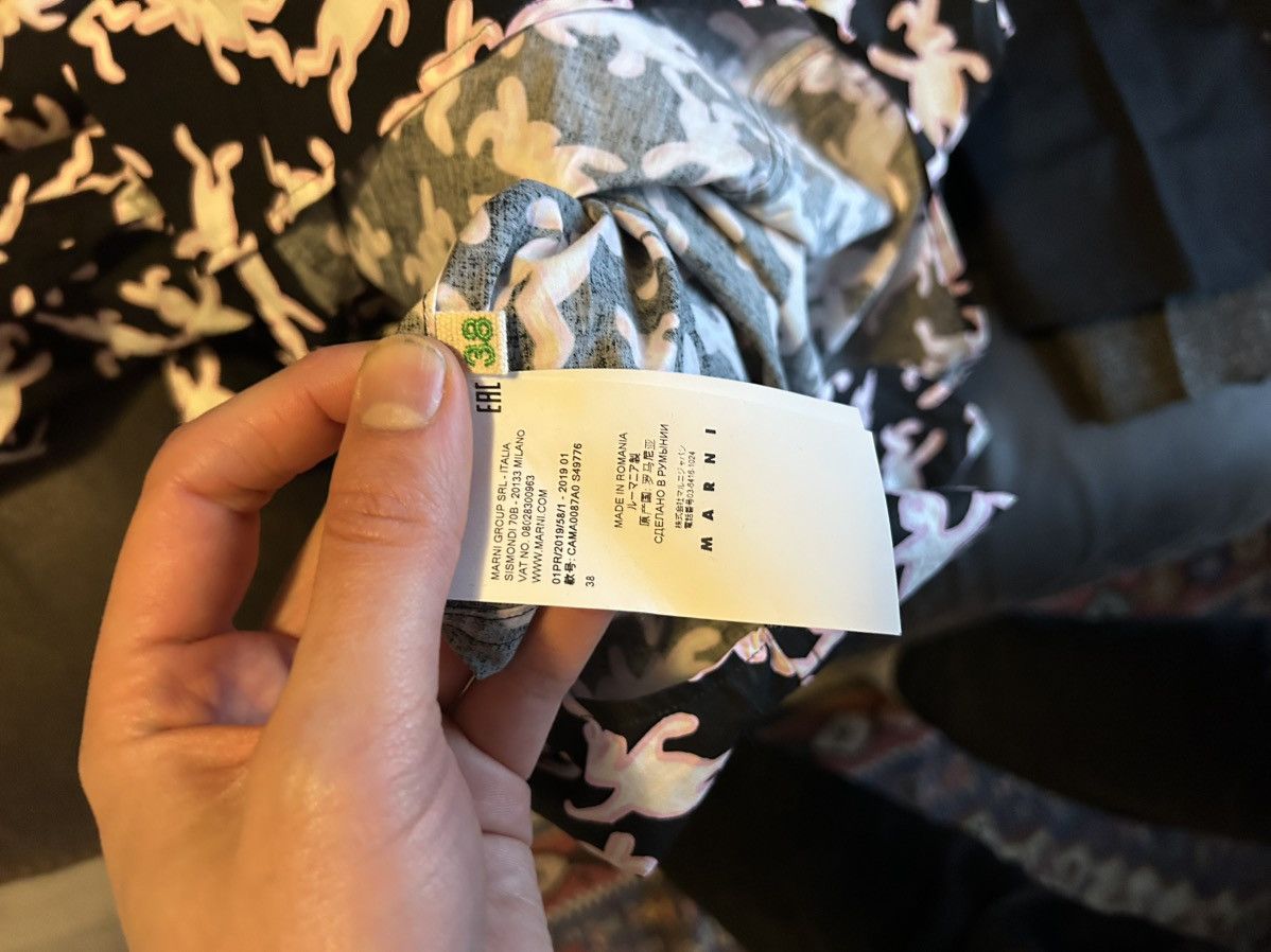 Marni Marni Abstract Print Button-Up Shirt - Size 38 Size US M / EU 48-50 / 2 - 13 Thumbnail