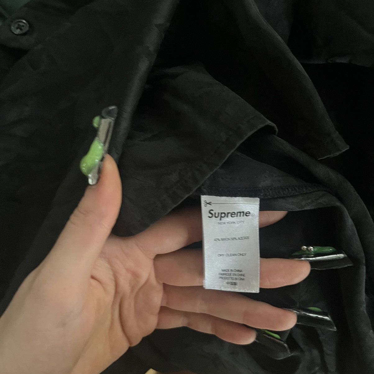 Supreme supreme black camo pattern flannel Size US M / EU 48-50 / 2 - 3 Thumbnail