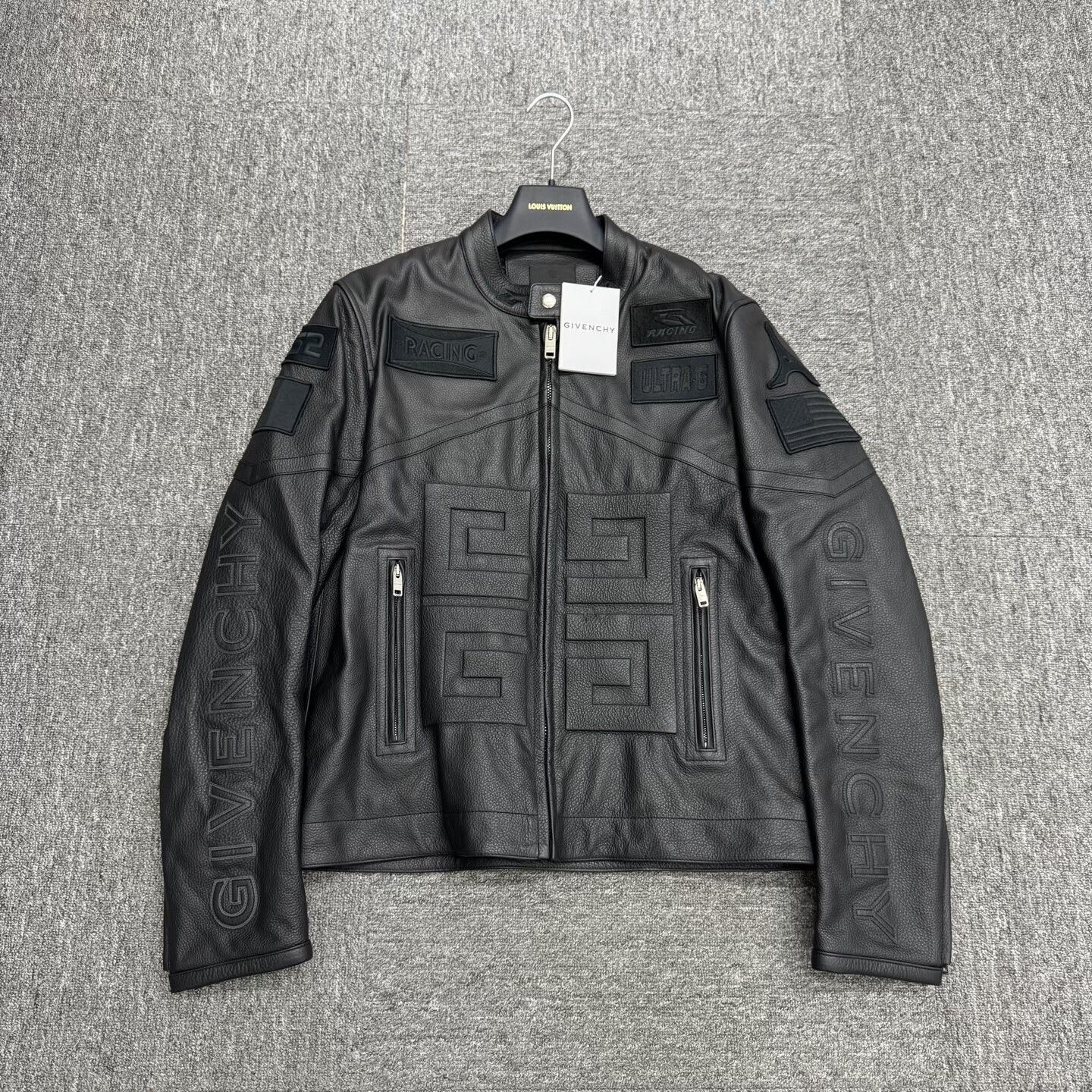 Givenchy Black Leather Racing Jacket