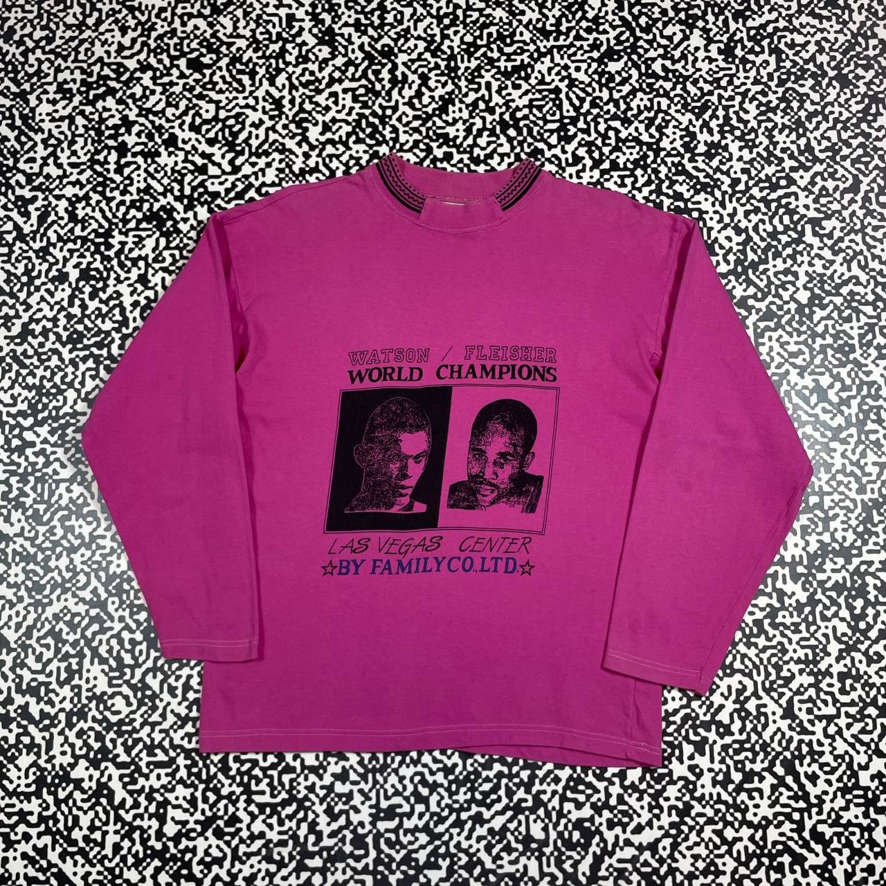 Vintage Vintage 90s Boxing World Champions Las Vegas Boxy Sweatshirt Size US S / EU 44-46 / 1 - 1 Thumbnail