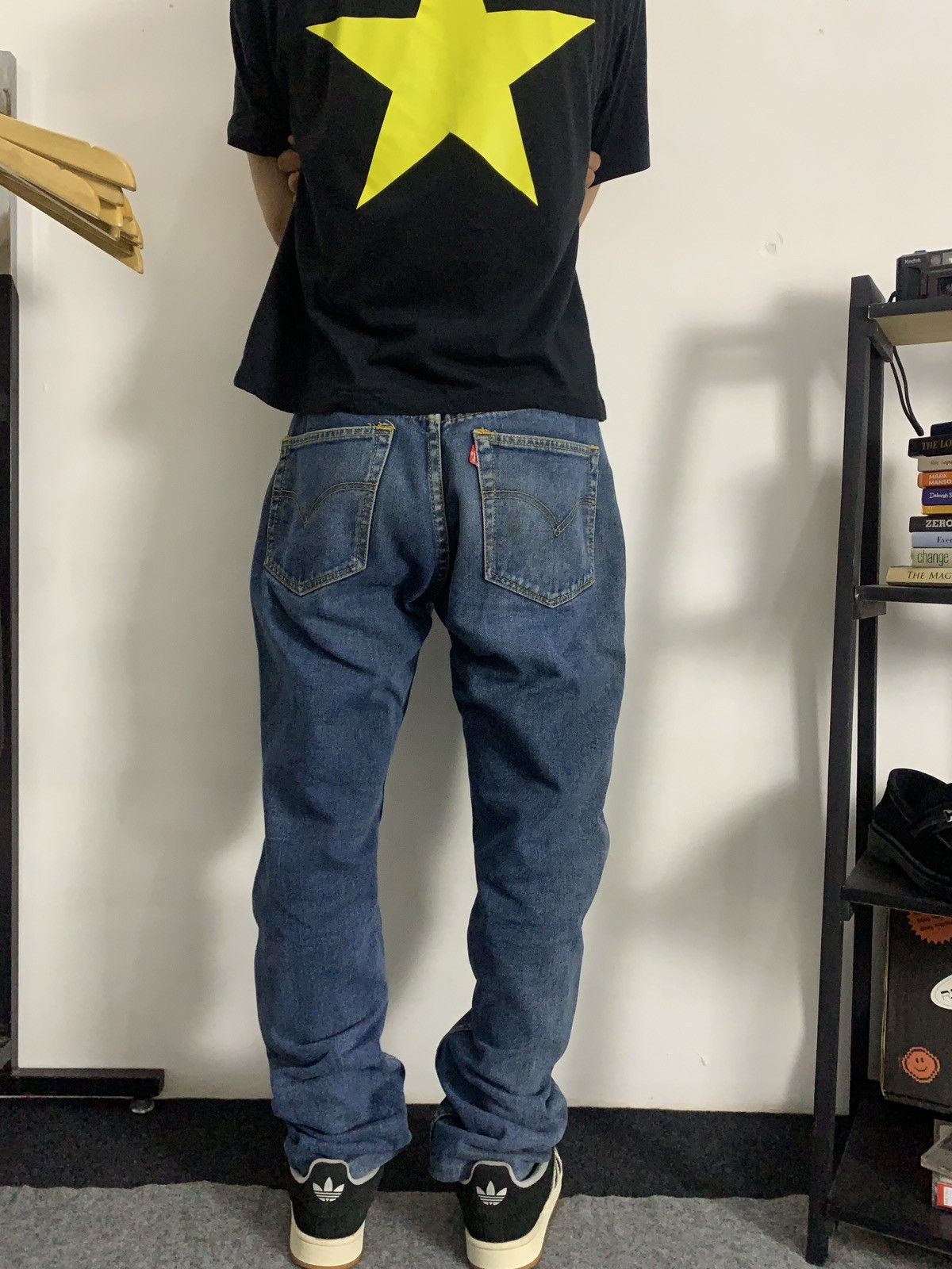 Levi's × Vintage Vintage Blue 'Levi's 505' Straight Fit Longpants Size US 33 - 4 Thumbnail